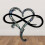 Wrought Iron Heart Wall Decor 20x25 cm 1