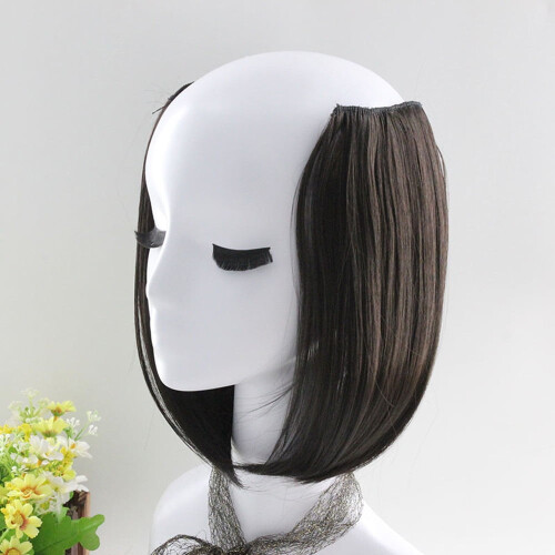 Human Hair Wig Straight 1 Piece 2