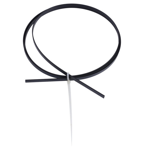 Guitar Neck Binding Strip ABS Plastic Black 1650mm x 6mm 1
