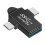 USB-C to USB-A OTG adapter 2-in-1 1