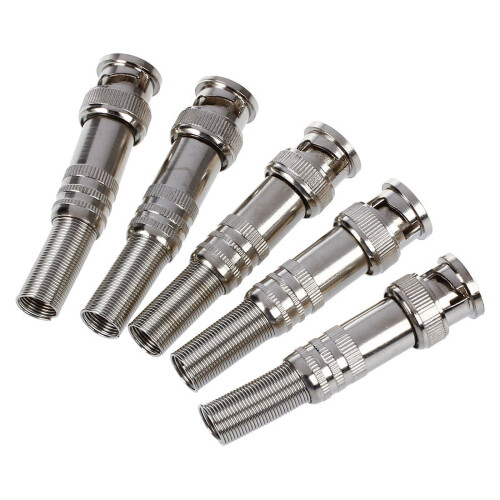 BNC Connector Jack for RG59 Coaxial Cable 5 pcs