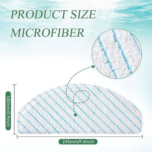 Mop Pads Replacement for Roborock T9 T8 N8 Pro+ 100 pcs 2