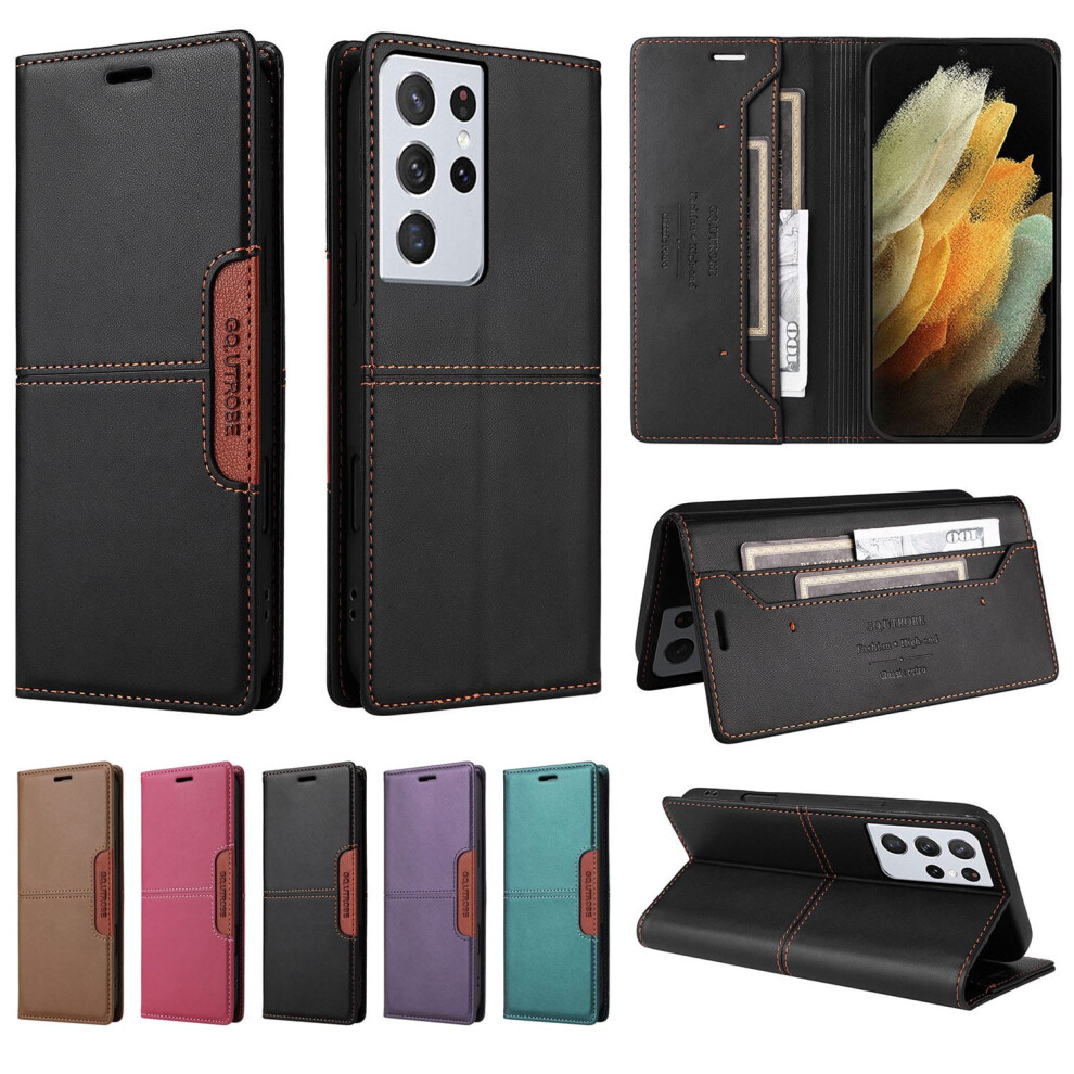 Leather Wallet Case For Samsung Galaxy S21 Ultra S21+ S21 9370362176103