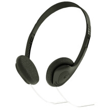 KQJQS wired stereo on-ear headphones black 1.2 m