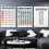 Guitar chord practice sticker with fingering diagram for 4