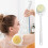 Solacol shower cleaning brush long handle 2-in-1 2