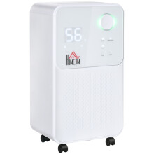 12L/Day Portable Dehumidifier for Home, Quiet Electric Moisture Absorber with 2L Tank, 4 Modes, 24H Timer, for Bedroom, Bathroom & Basement