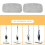 Replacement Mop Pads for GorFanty GF-6610 Steam Mop 4 Pack 2