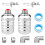 4pcs Water Float Valve, Stainless Steel Automatic Water Level Control Float Valve 1/2in and 3/4in Connection Types 2