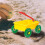 Kids' Pull Wagon Toy Yellow 1 pc 6