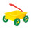 Kids' Pull Wagon Toy Yellow 1 pc 3