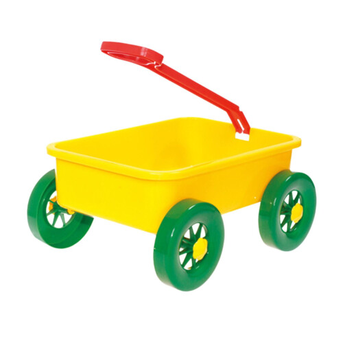 Kids' Pull Wagon Toy Yellow 1 pc 2