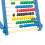 Wooden Abacus for Kids Math Learning 10 Rows Blue 8