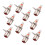 RCA female chassis panel mount connector socket 10 pcs 1