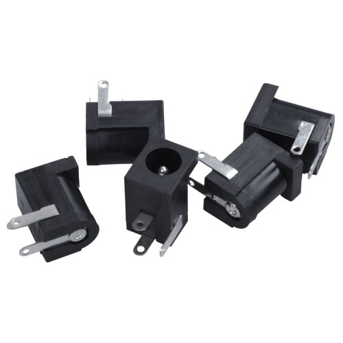 DC Power Jack Socket Female 5.5mm2.1mm 5 pcs