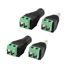DC Jack 5.5 x 2.1 mm 4-Pin Male and Female
