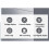 2X Dual Display Combination Rail Type Single Phase Digital Meter Digital Din Rail Power Meter 4