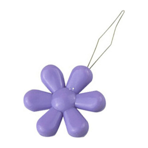 Plastic flower threader needle for sewing box