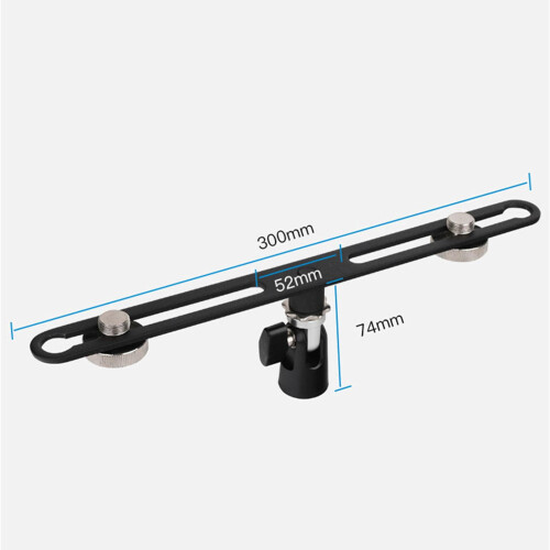 Adjustable Bar with 5/8 Inch Thread Connector 2 Pack 2
