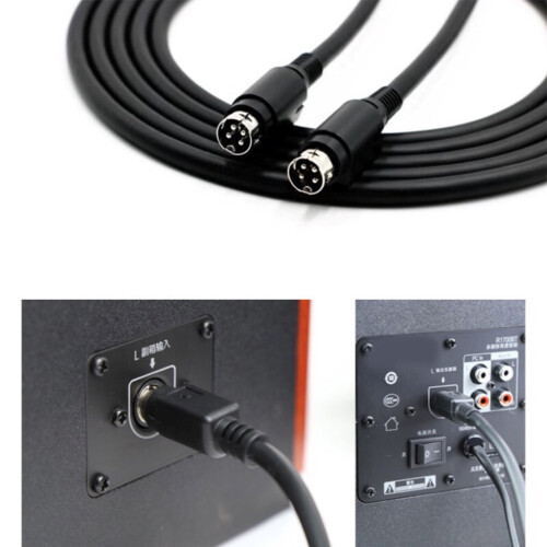 4-pin male connector cable for speaker extension 30cm or 1