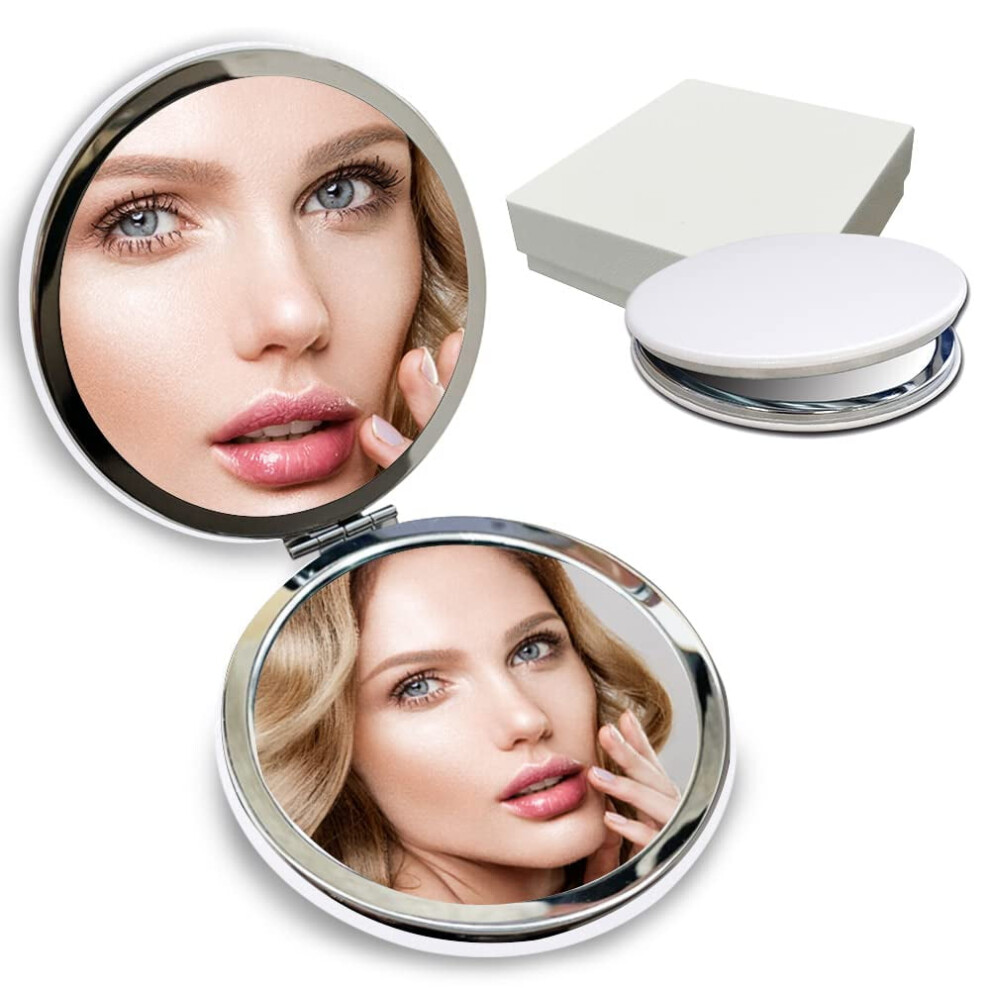 Travel Makeup Mirror Portable Folding 10x Magnification