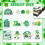Husfou St. Patrick's Day tiered tray decor set 15 pcs 6