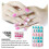Children's nail files medium length matte solid color kit 4