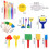 Kids Sponge Painting Brushes Set with Assorted Patterns 32 4
