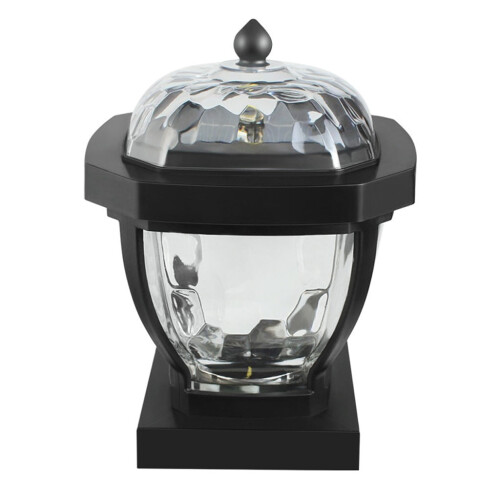 Solar LED Garden Column Light Outdoor Wind Lamp 1