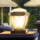 Solar LED Garden Column Light Outdoor Wind Lamp 5