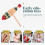 Wooden Guiro Percussion Instrument Set for Beginners with 6