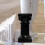 Classic Greek Statue Resin Pillar Desktop Decor Black 8