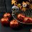 Halloween pumpkin swirl decorations orange black 3 pcs 3