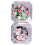 Christmas nail sequins hexagon snowflake 3D stickers 2 pcs 2