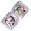 Christmas nail sequins hexagon snowflake 3D stickers 2 pcs 3