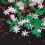 Christmas nail sequins hexagon snowflake 3D stickers 2 pcs 5