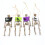 Halloween Skeleton Pendant 6 Inches Full Body Posable 3