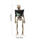 Halloween Skeleton Pendant 6 Inches Full Body Posable 7
