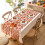 Autumn Maple Leaf Lace Table Flag 72x13 in 5