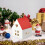 Christmas Gift Box Red Roof Small Paper Box 1 Pack 6