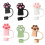 Cat Paw Straw Stoppers Silicone Straw Covers 6pcs 6