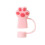 Cat Paw Straw Stoppers Silicone Straw Covers 6pcs 7