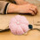 Wrist Pin Cushion Band with Elastic Light Pink 7