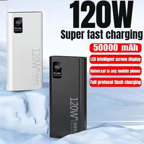 50000 mAh power bank 120W fast charging 1