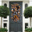 Halloween wreath front door decoration 1 piece 4