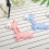 Pink deer silicone baby teether for 0-12 months 7