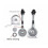 5pcs 1m Hand Throttle Control for Excavator Harvester Tractor Ship Spreader Throttle Cable Assembly Self-Locking 4