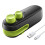 Mini handheld bag sealer, rechargeable, black and green 1