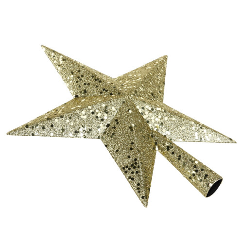 Christmas Tree Topper Star Glitter 4.5 Inch 1