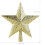 Christmas Tree Topper Star Glitter 4.5 Inch 4